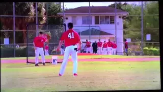 Hurling player catches baseball barehanded