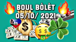 BOUL BÒLÈT🔥🇭🇹 POU JODI A 05/10/2021💰FLORIDA & NEW YORK 💯💯