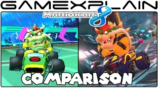 Mario Kart 8: Neo Bowser City 3DS Head-to-Head Comparison (Wii U vs. 3DS)