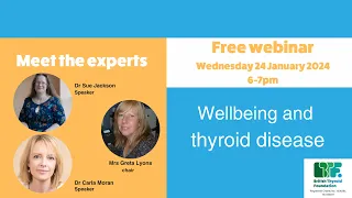 Meet the Experts - thyroid disease and wellbeing