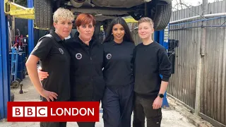 London's all-female garage- BBC London