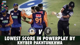 Lowest Score In Powerplay | KP vs Central Punjab | Match 8 | National T20 2021 | PCB | MH1T