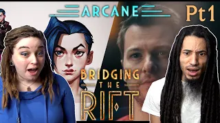 Arcane fans react to Bridging The Rift Part 1 | League Of Legends