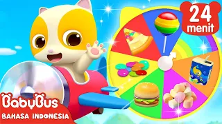 Ayo Kita Buat Pizza Permen | Kucing Lucu | Lagu Anak | Lagu Makanan Anak | BabyBus Bahasa Indonesia