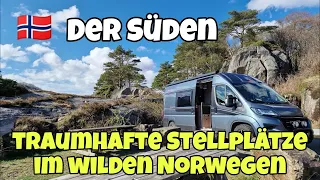 Norwegen im Frühling 🇧🇻🌸 der Süden | traumhafte Stellplätze | Camper | Wohnmobil | Kastenwagen |2023