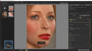 Общий интерфейс программы ON1 Portrait AI, назначение всех элементов программы