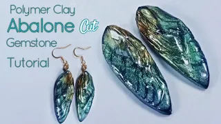 Polymer Clay Blue Abalone Cut Jewelry Tutorial / LoviCraft