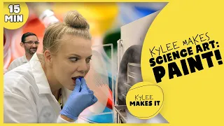 Kylee Makes Science Art: Paint! | How to Make Paint | Taste Safe All Natural Pigment Paint for Kids!