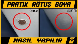 RÖTUŞ BOYASI NASIL YAPILIR / ÇİZİK BOYAMA / rötuş boyası nasıl yapılır / çizik giderme /