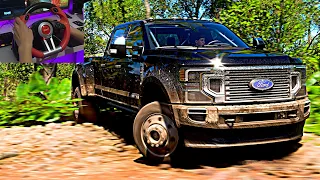 FORD SUPER DUTY F450 PLATINUM 2020 - Offroad - Forza Horizon 5 - Steering Wheel + Shifter - Gameplay