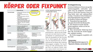 Körper oder Fixpunkt Sicherung beim Mehrseillängen Klettern ?