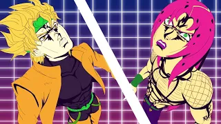 Dio vs Diavolo   Souruburu Animation   Jojo Parody