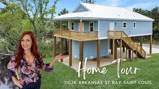 Coastal Waterfront New Construction | 11026 Arkansas St,  Bay Saint Louis, MS