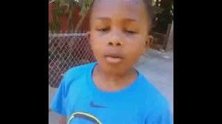 Kid saying Lebron James evolution