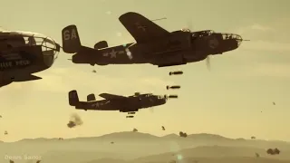 B 25 bombing Catch 22 all battles scene