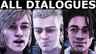 All Dialogues During The Card Game - The Walking Dead Final Season 4 Episode 1