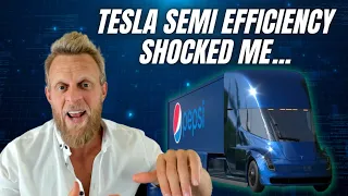 Pepsi reveal Tesla Semi efficiency is much better than official claims