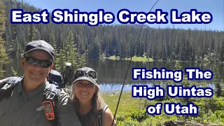 East Shingle Creek Lake. Hiking & Fishing in the Uinta Mountains of Utah. #hiking #fishing #uintas