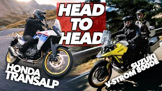 Bike Battle!! Honda XL750 Transalp vs Suzuki V-Strom 800DE