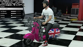 GTA 5 - PAST DLC Vehicle Customization - Pegassi Faggio Mod (Piaggio Vespa)