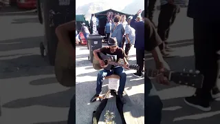 Talented guy at muizenberg flea market