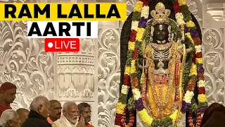 Ram Mandir LIVE | Ram Lalla’s Aarti At Ayodhya Ram Temple | PM Modi LIVE | Ram Mandir Ayodhya News