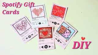 ✨️DIY Spotify Gift Cards✨️ Compilation Pt-1 💝🎨 | DIY Gift Ideas | DIY Birthday Gift