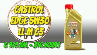 Castrol Edge 5w30 LL M C3 (отработка из Skoda 1,8 TSi, 6 970 км., 316 м.ч.)