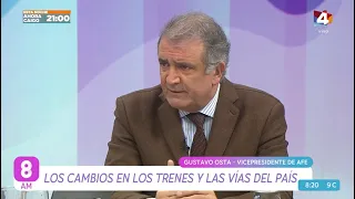 8AM - Los cambios en los trenes y las vías del país