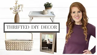 🏡SHOP WITH ME AT THE GOODWILL BINS • HAUL & DIY DECOR + SIMPLE WAY TO UPDATE OAK