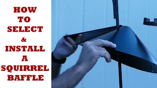 How to Pick Out and Install a Squirrel Baffle on your Bird Feeders