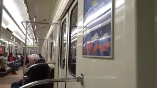Saint-Petersburg Metro Line 3: Obukhovo - Rybatskoye. JUN 2016. 81-717.5П