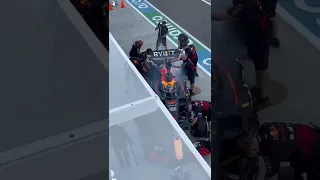 Verstappen brake catching on fire in FP2 at Miami GP