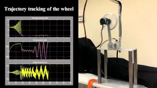 Trajectory tracking controller for the inertia wheel pendulum