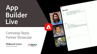 App Builder Live - Comwrap Reply Partner Showcase