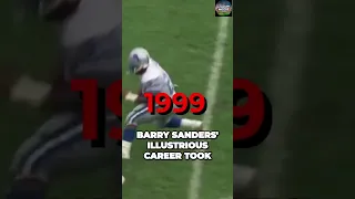 The Unforgettable Retirement of Barry Sanders: A Legendary Running Back's Shocking Exit