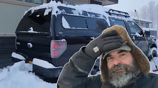 Digging Out the F150 For Winter Use | Homesteading In Extreme Conditions