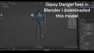 Gipsy Danger test in Blender