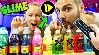 BESTE VERLANGSAMT SCHLEIM MACHEN CHALLENGE! Kaan & Kathi machen SLOW MOTION Slime Glibber! *WITZIG*