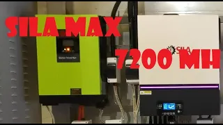 Солнечная станция на инверторе SILA MAX 7200 MH