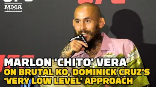 Marlon Vera Reacts To Brutal KO Win, Dominick Cruz's 'Very Low Level' Style | UFC San Diego