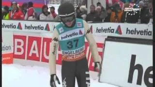 Engelberg 2011 Sebastian Colloredo 132  m 1 seria 2 konkurs.