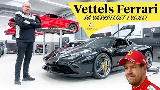 Sebastian Vettels Ferrari 458 Speciale er landet på værkstedet! VLOG fra Formulas Vejle-afdeling