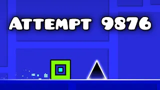 Cuando juegas Geometry Dash por primera vez