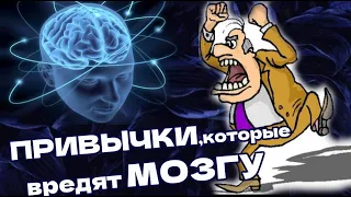 МОЗГ и наши Вредные ПРИВЫЧКИ, разрушающие ЕГО!  Враги Здоровья! Избавиться от них!