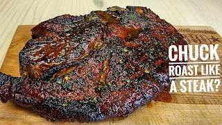 Cooking Chuck Roast Like a Steak | Reverse Seared Chuck Roast