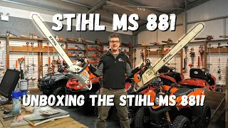 STIHL MS 881 Chainsaw Unboxing!