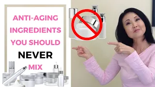 Anti Aging Tip  Anti Aging Ingredients You Should Never Mix