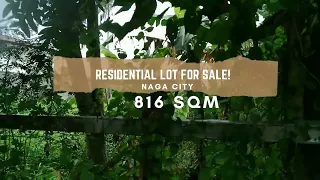 Residential Lot for Sale in Naga City Camarines Sur 816 sqm Bicol Regon Near Schools