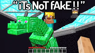 The FUNNIEST FAKE Minecraft Speedruns EVER...